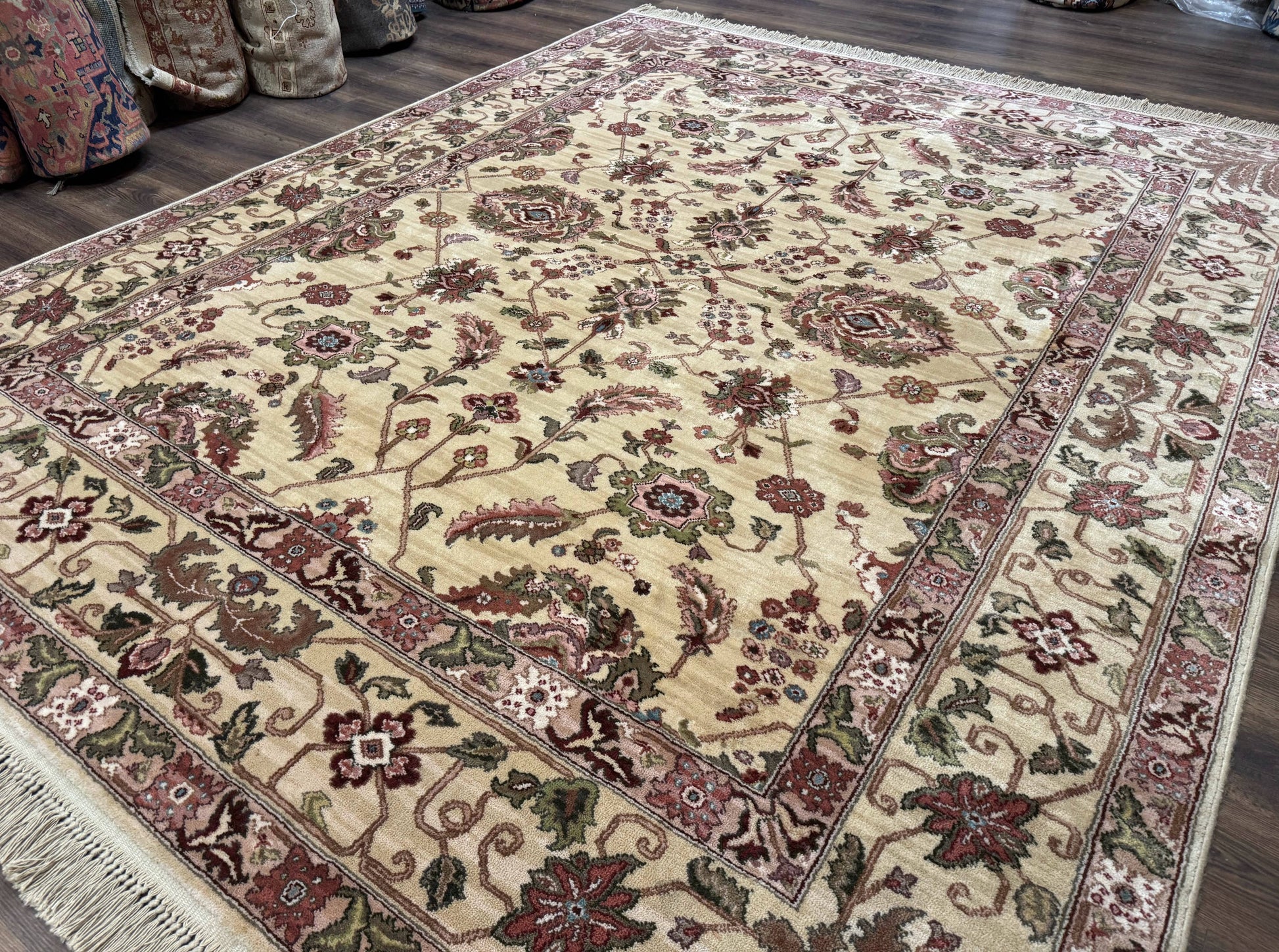 8.8 x 10.6 Karastan Agra Rug #704, Original 700 Series, Discontinued, Wool Pile, Vintage, Rare - Nuvé