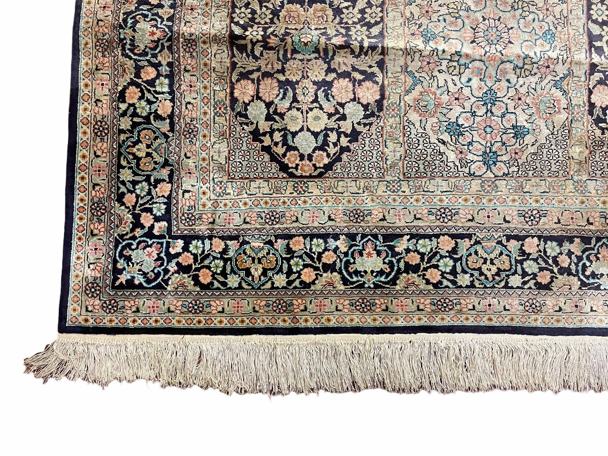 4' X 6' Vintage Fine Hand Made Turkish Oriental Silk Rug 400 KPSI Wow - Nuvé