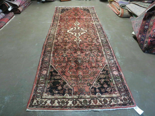 Persian Runner Rug 3.8 x 10, Red, Vintage - Nuvé