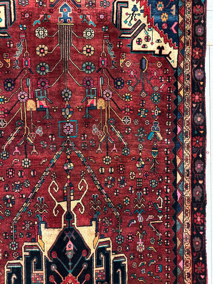 4'2” x 11’4” Hand Knotted Farahan Persian Wool Runner Rug - Nuvé