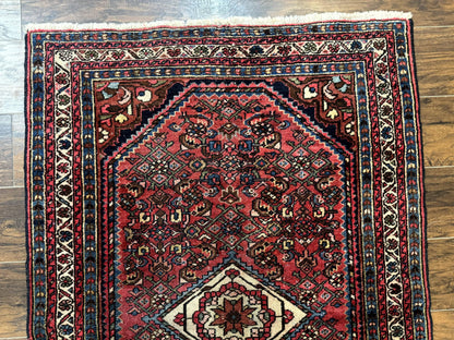 Antique Persian Tribal Rug 3.6 x 5, Hamadan Angelas Rug - Nuvé