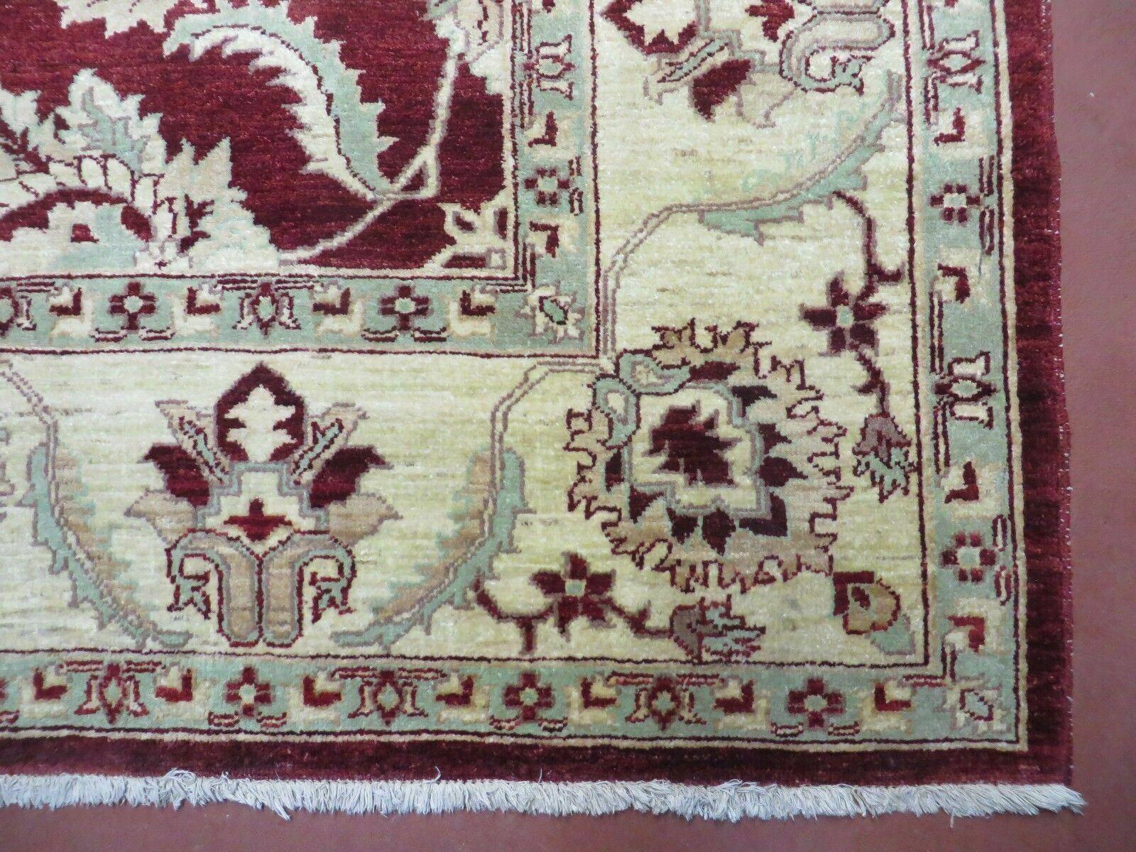 8' X 10' Vintage Fine Handmade Peshawar Agra Chobi Rug - Nuvé