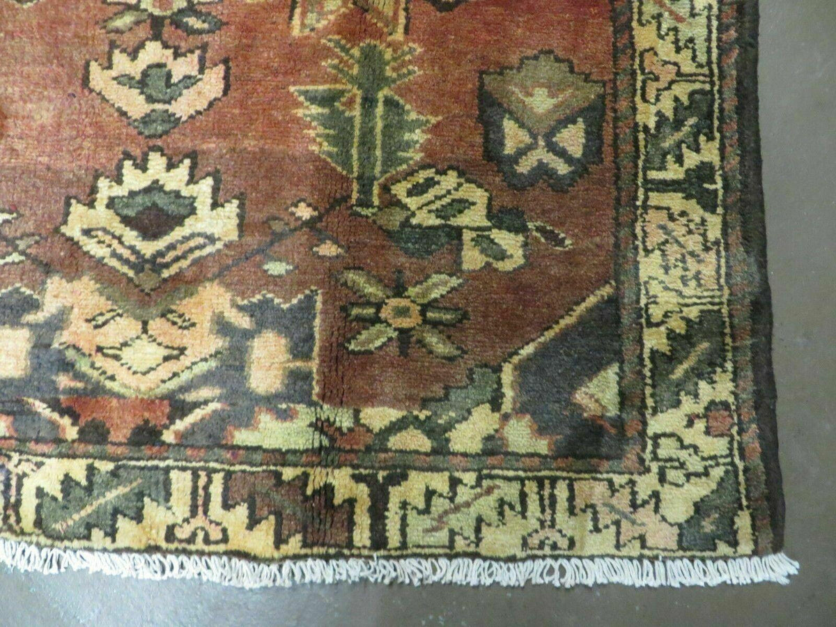 4' X 6' Antique 1920 Handmade Turkish Wool Rug Veg Dye Nice