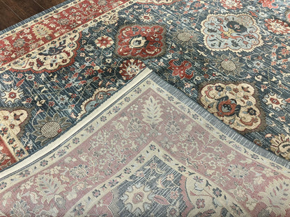 Safavieh Rug 8x11, Mahal Persian Carpet, Navy Red - Nuvé