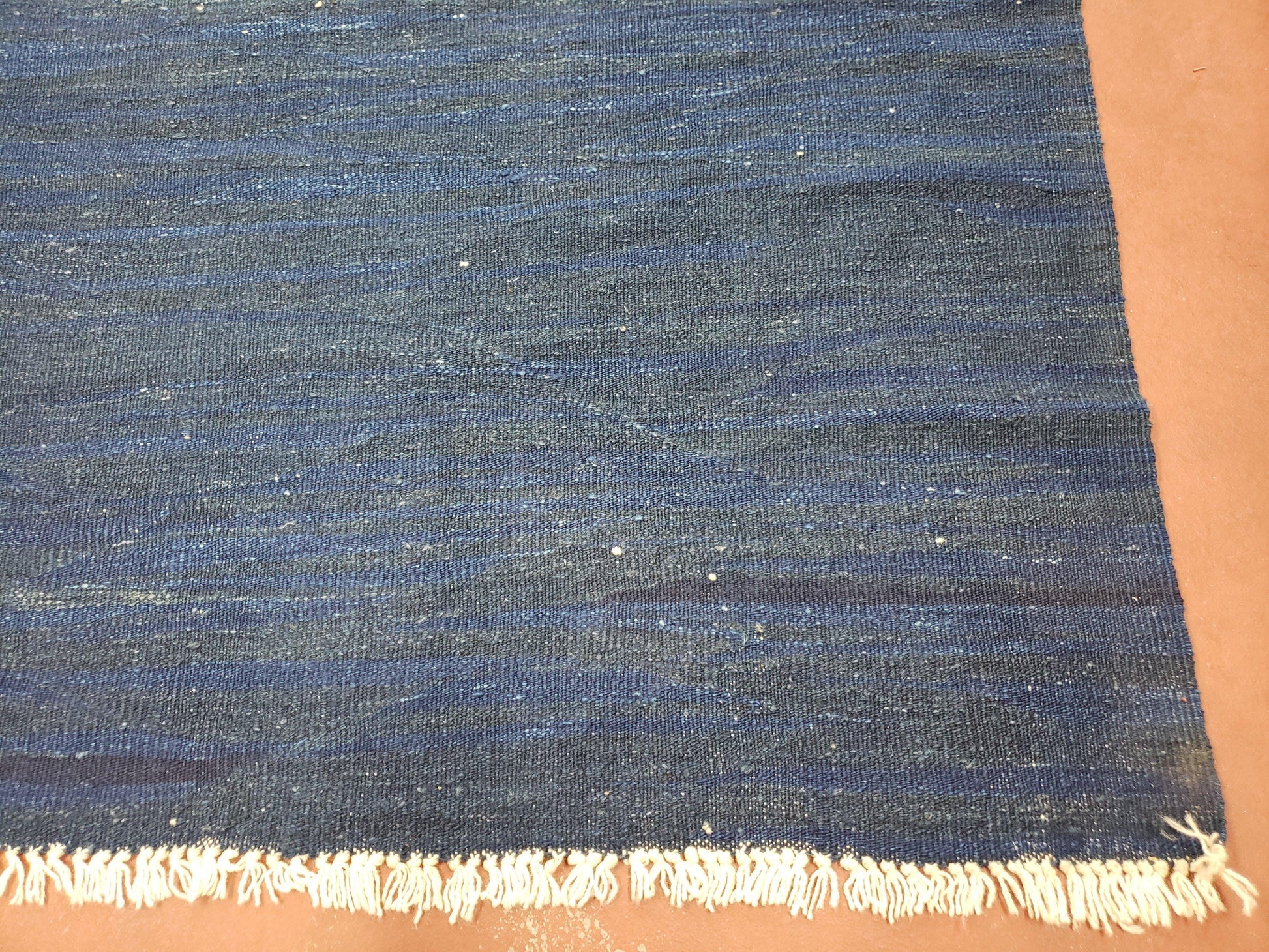 Large Turkish Kilim Rug, 6x9 - 7x10 Rug, Flatweave Carpets, Blue Rug, Abstract Rug, Playroom Rug, Rug for Nursery Room, Boho Rug, Wool - Nuvé