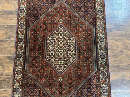Persian Bidjar Rug 4x5, Fine 290 KPSI, Herati Pattern - Nuvé