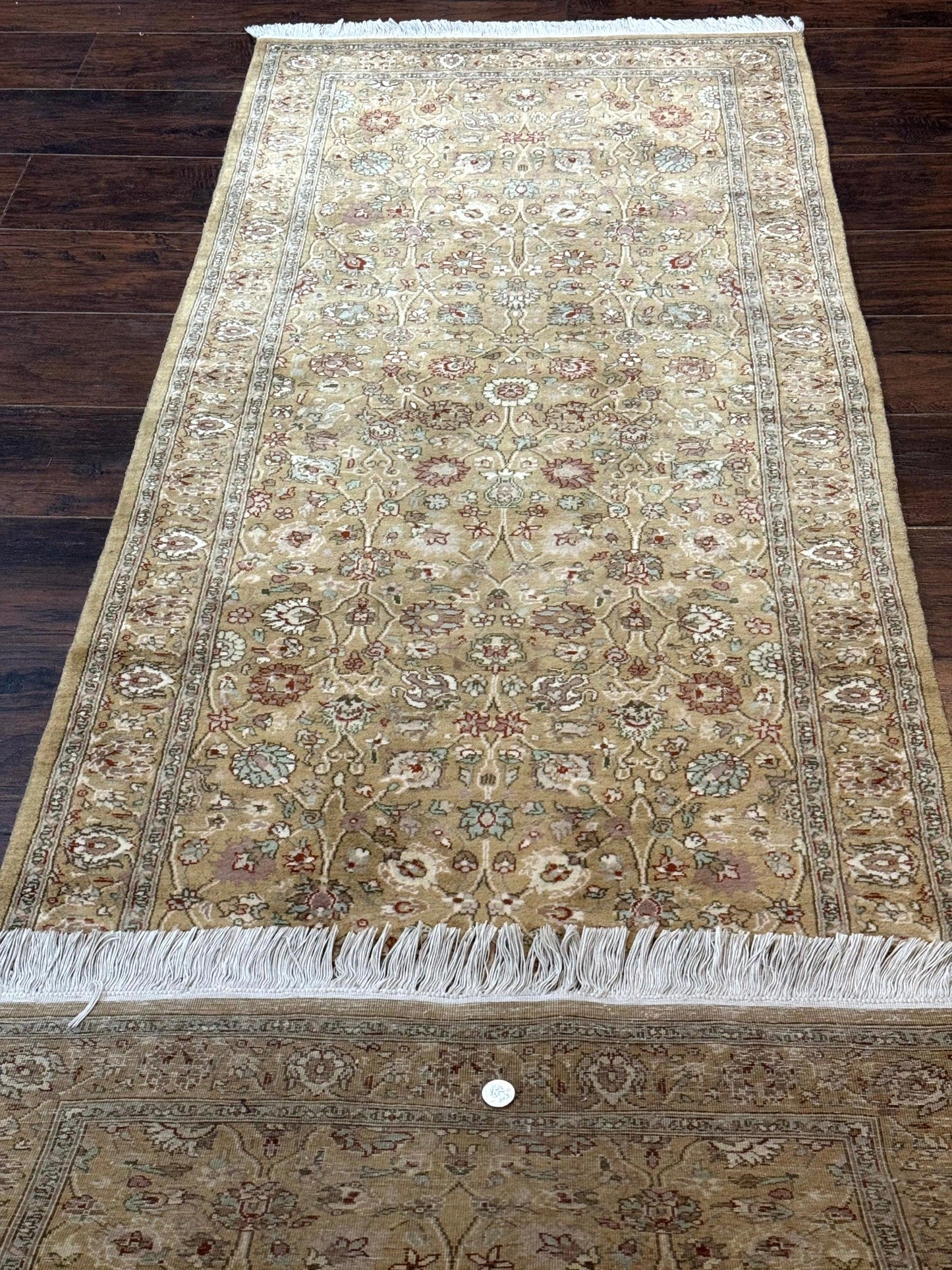 Persian Runner Rug 3x8, Traditional Wool Runner Rug for Hallway or Kitchen, Pak Persian Rug, Fine 225 KPSI