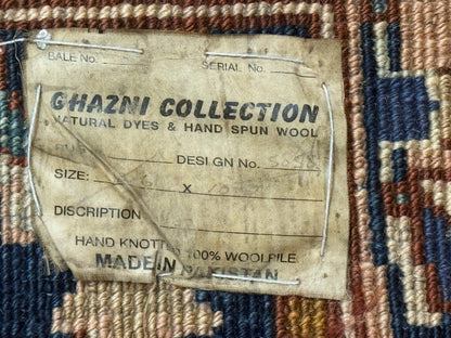 Pak Persian Bidjar Rug 10x13, Midnight Blue and Tan Pakistani Carpet - Nuvé