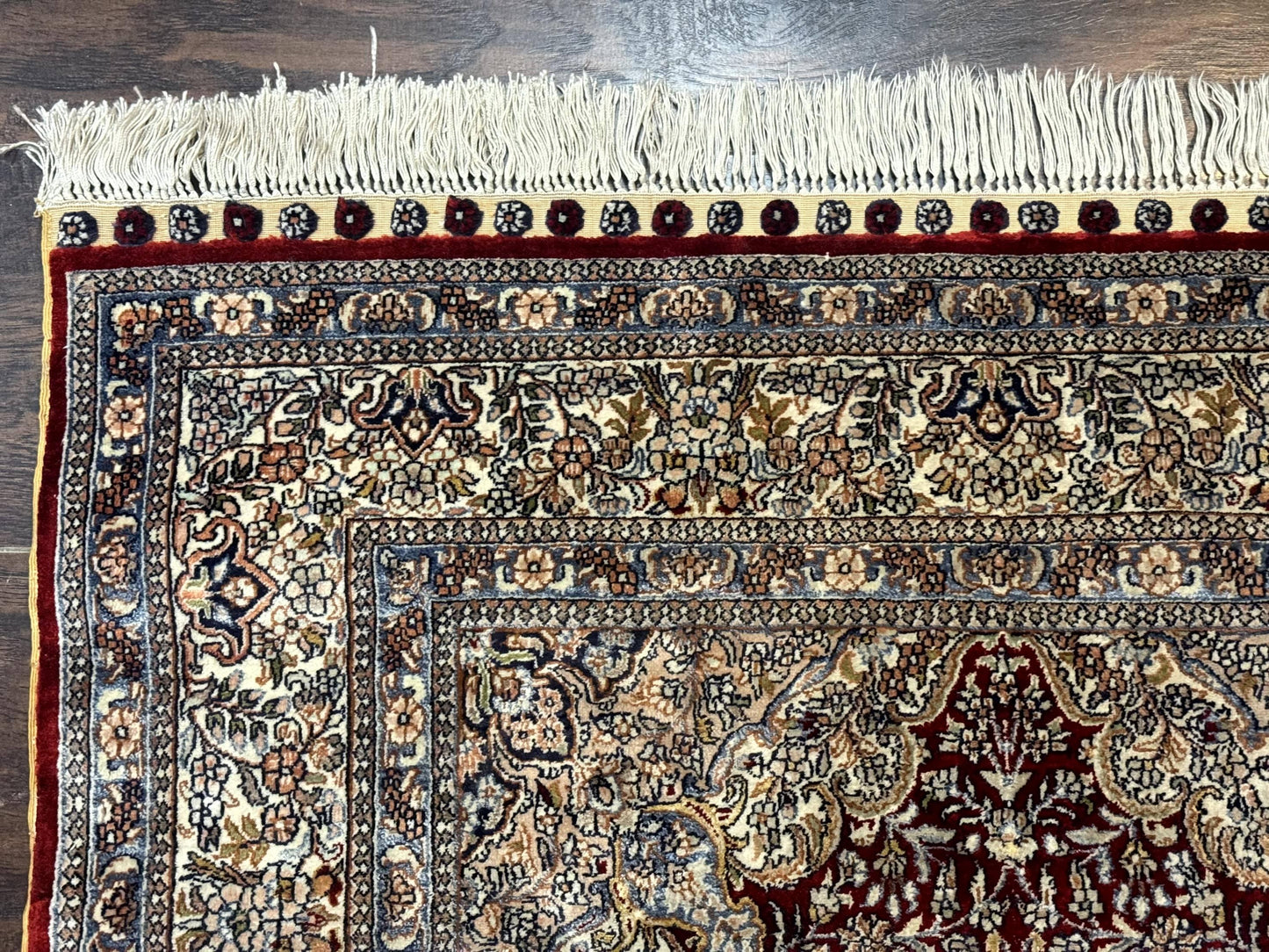 Sino Persian Silk Rug 3x5, Super Fine 440 KPSI, Floral Medallion, Handmade - Nuvé