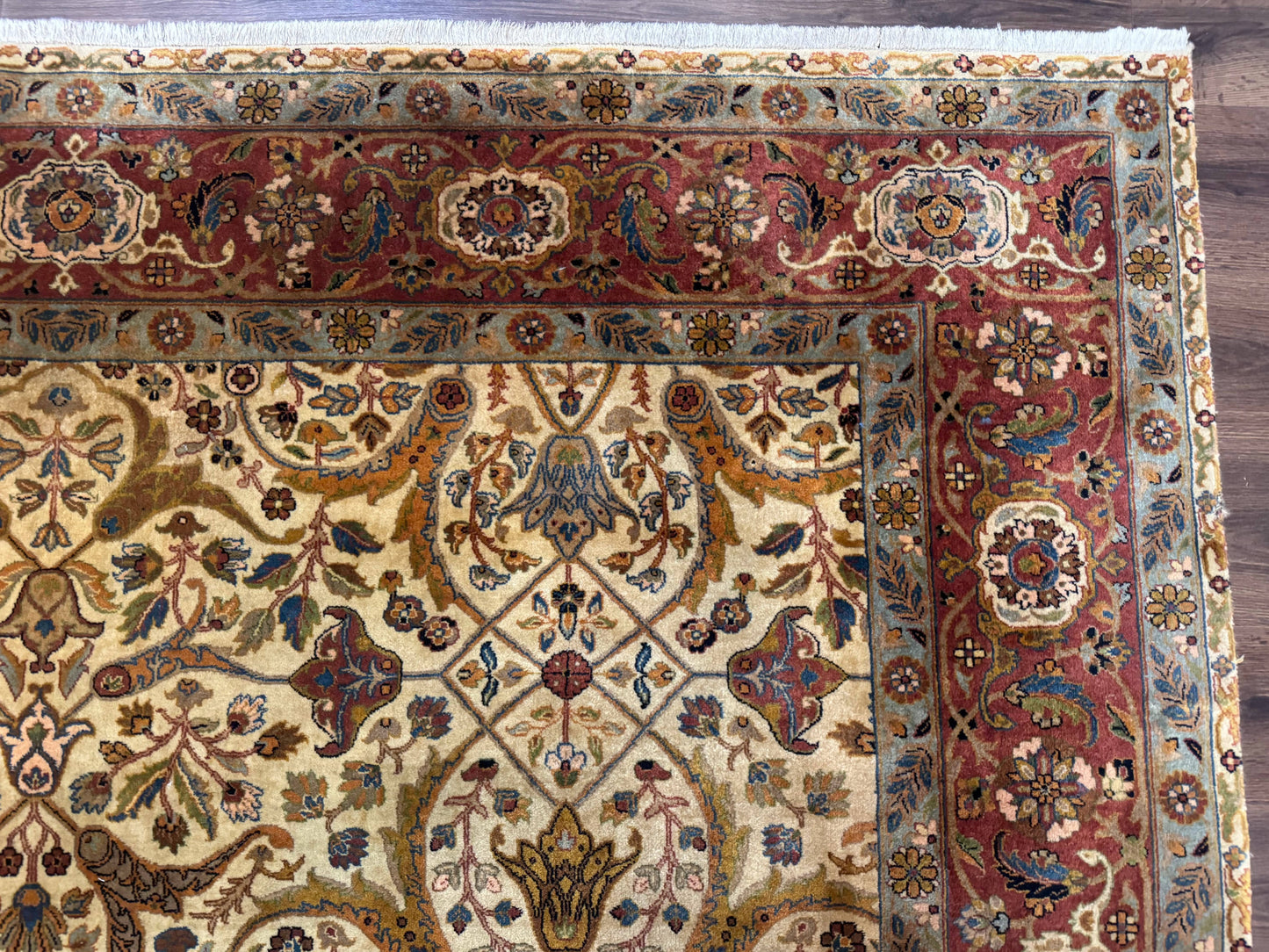 Indo Persian Rug 8x10, Teawash Bidjar Carpet, Allover Pattern - Nuvé