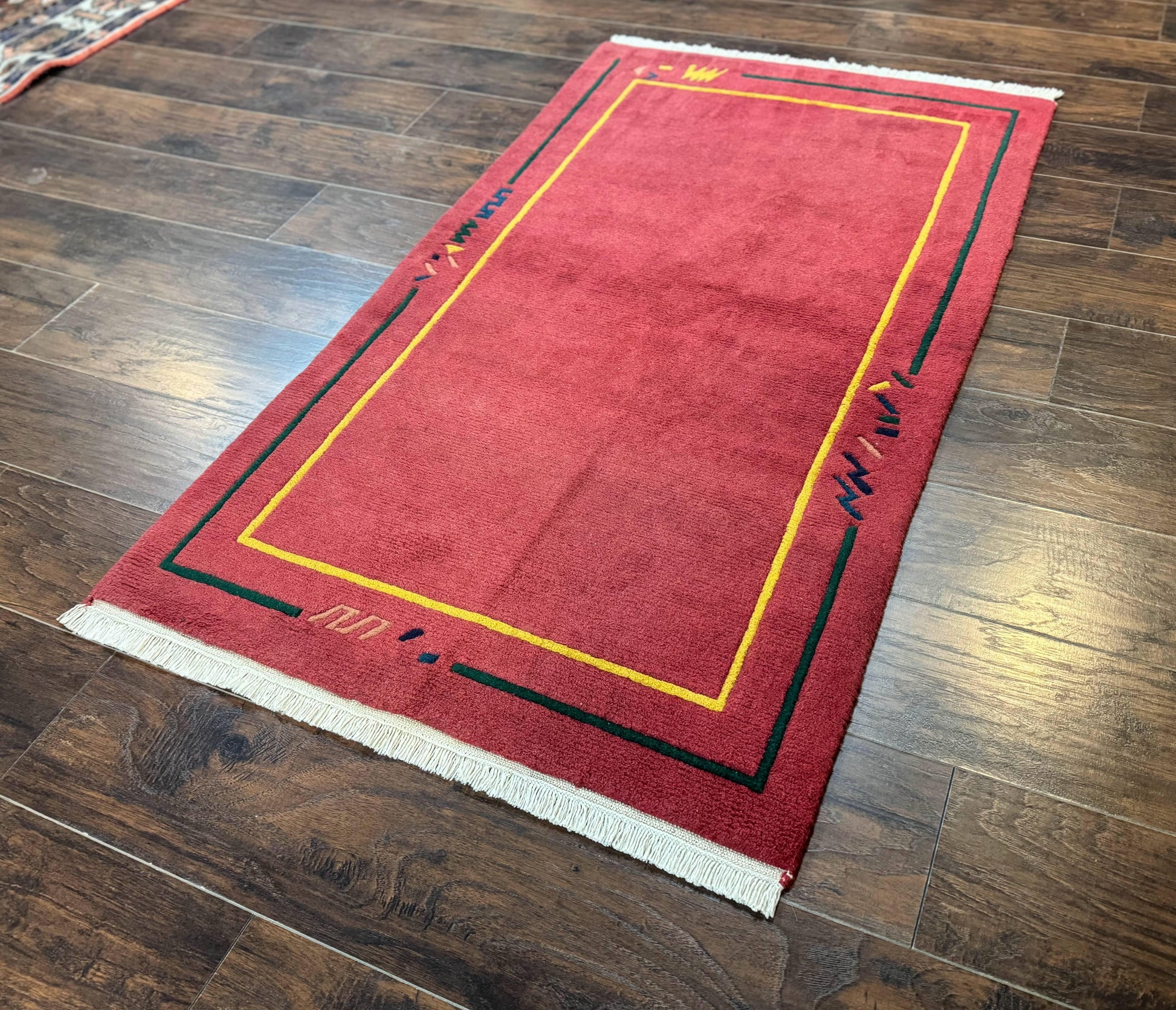 Indo Persian Gabbeh Rug 3x5, Red - Nuvé