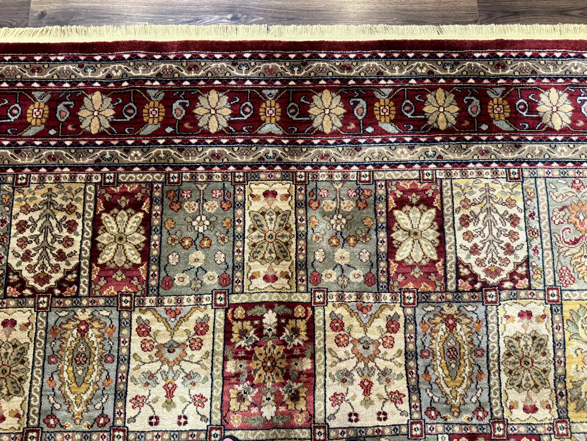 Karastan Bakhtiyari Rug 8.8 x 10, Antique Legends Karastan Wool Carpet #2200-202, Multicolor Panel - Nuvé