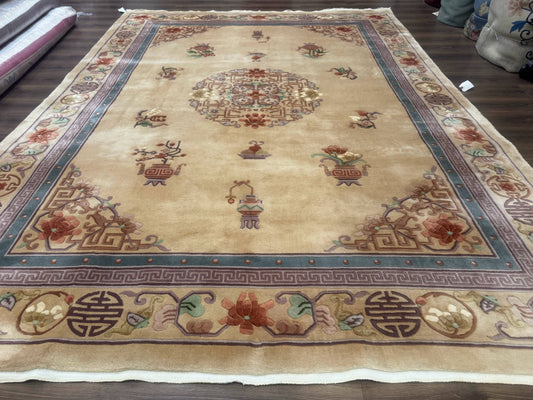 Chinese Wool Rug 8x12, Chinese 90 Line Rug - Nuvé