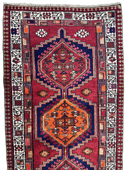 Vintage Persian Sarab Wool Runner Rug 3’4 x 10’7” - Nuvé