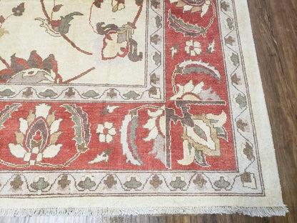 9' X 12' One-Of-A-Kind William Pak Peshawar Hand-knotted Wool Rug Nice - Nuvé