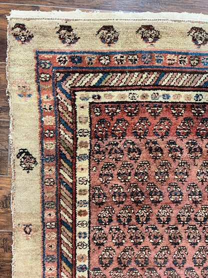 Antique Persian Sarab Runner Rug 3x11, Wool Camel Hair, Tribal Carpet for Hallway 3 x 11, Antique 1920s Rug, Handmade - Nuvé