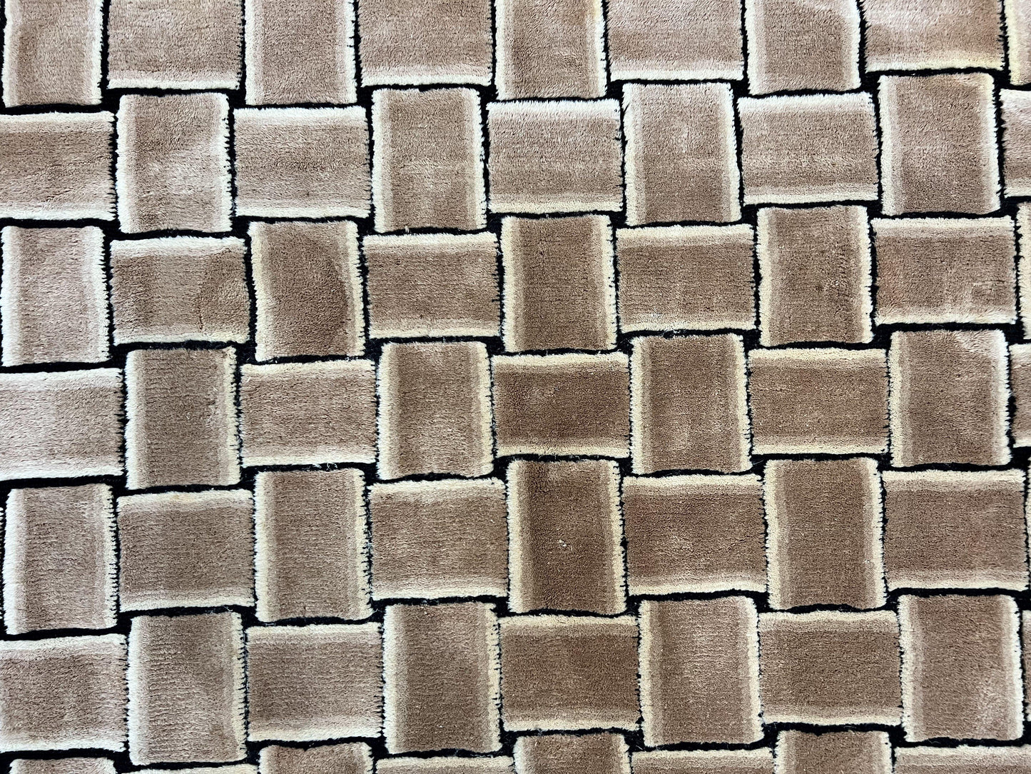 Tibetan Rug 9x12, Handmade, Wool, Modern Design - Nuvé