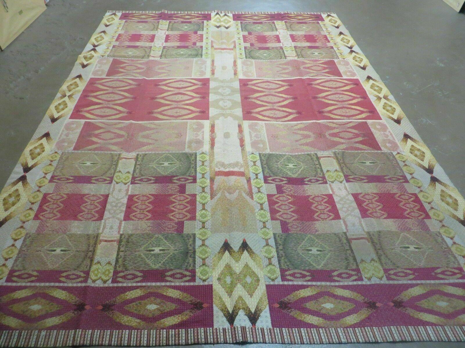 7' X 10' Michaelian & Kohlberg Handmade Aubusson Design Needlepoint Rug Rare - Nuvé