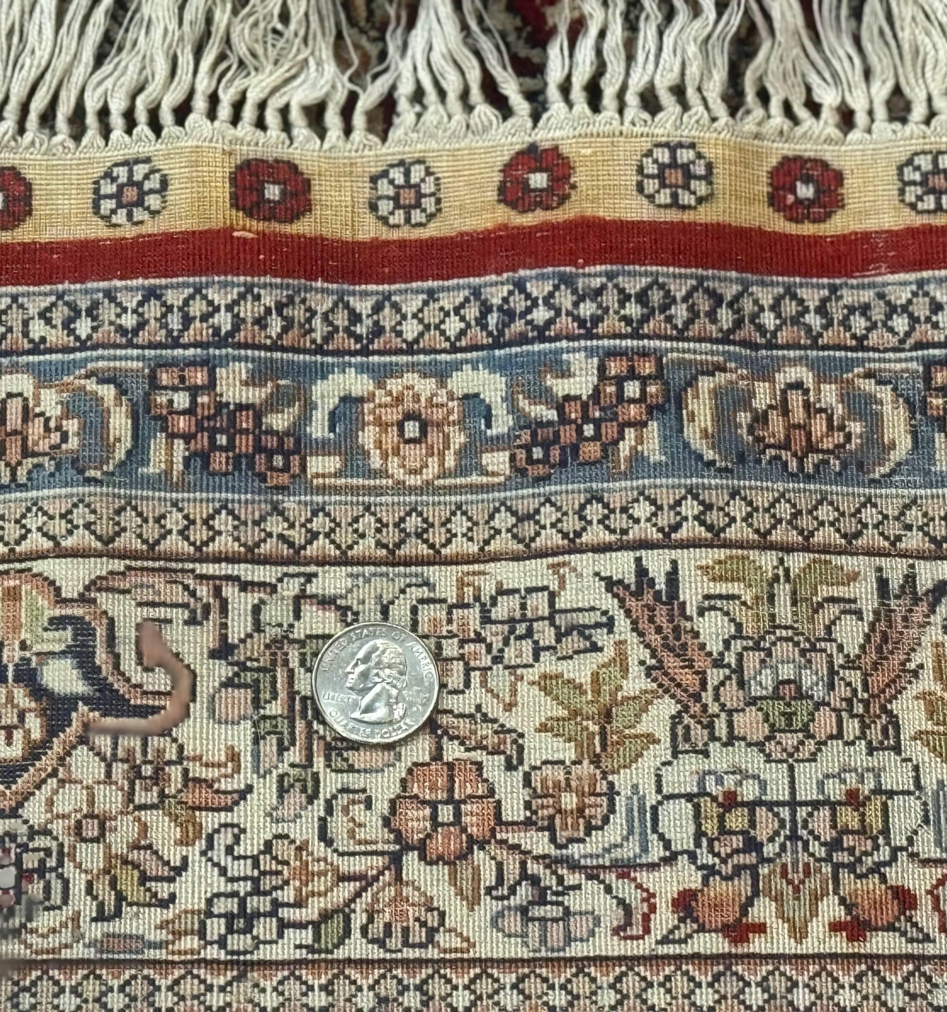 Sino Persian Silk Rug 3x5, Super Fine 440 KPSI, Floral Medallion, Handmade - Nuvé