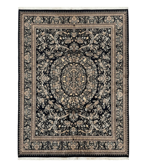 Pak Persian Rug 10x14, Elegant Floral Carpet, Fine 225 KPSI