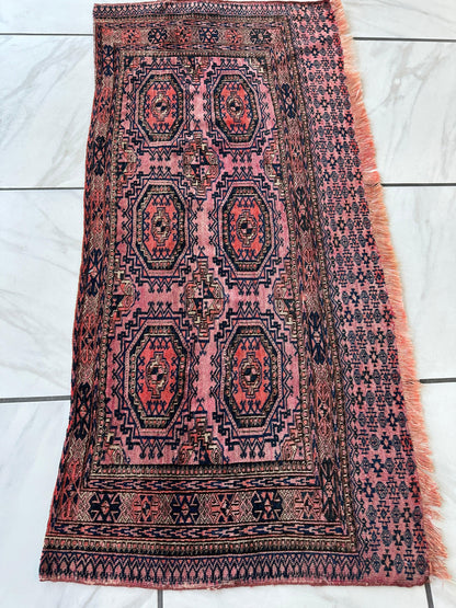 Saryk Turkmen Trapping Torba – 53″ x 25″ - Nuvé