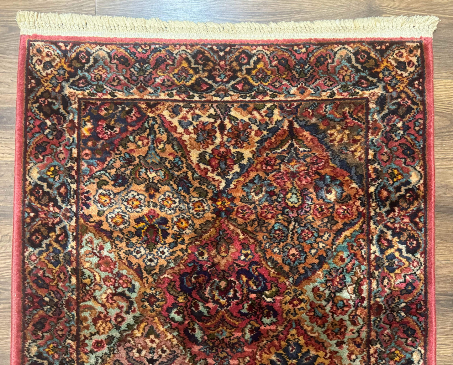 3x5 Karastan Multicolor Panel Kirman Rug #717, Wool Original 700 Series - Nuvé