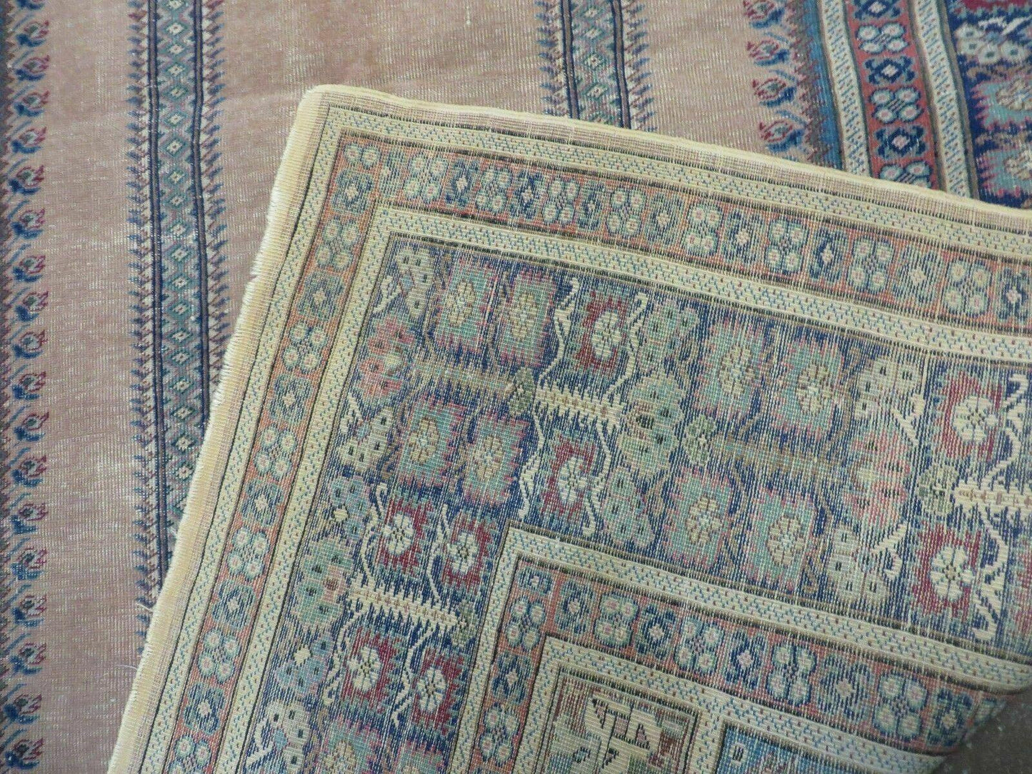4' X 6' Antique Handmade Turkish Mehrab Prayer Wool Rug Lantern Beautiful - Nuvé