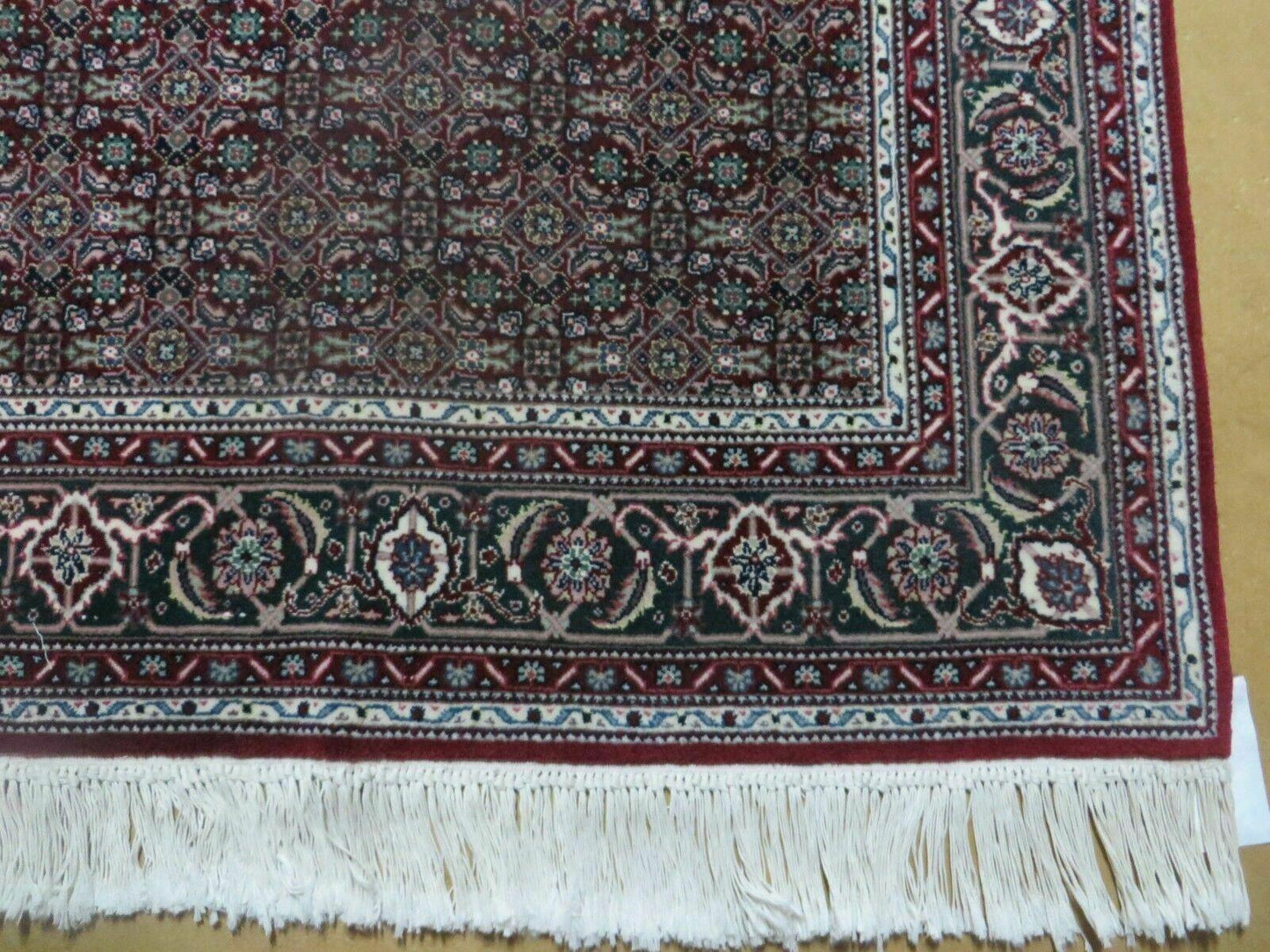 3' X 5' Vintage Fine Handmade Indian Amritsar Wool Silk Rug Nice - Nuvé