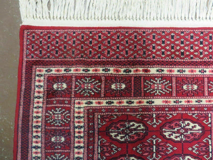 3' X 5' Vintage Fine Handmade Turkoman Bokhara Yamud Rug Carpet Nice - Nuvé