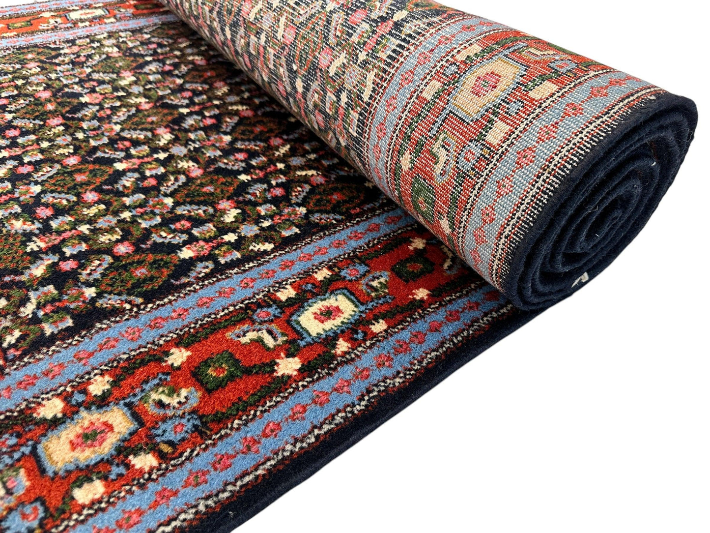 Vintage Persian Senneh Runner Rug - 2'8" x 9'8" - Handwoven Wool, Circa 1960-1980 - Nuvé