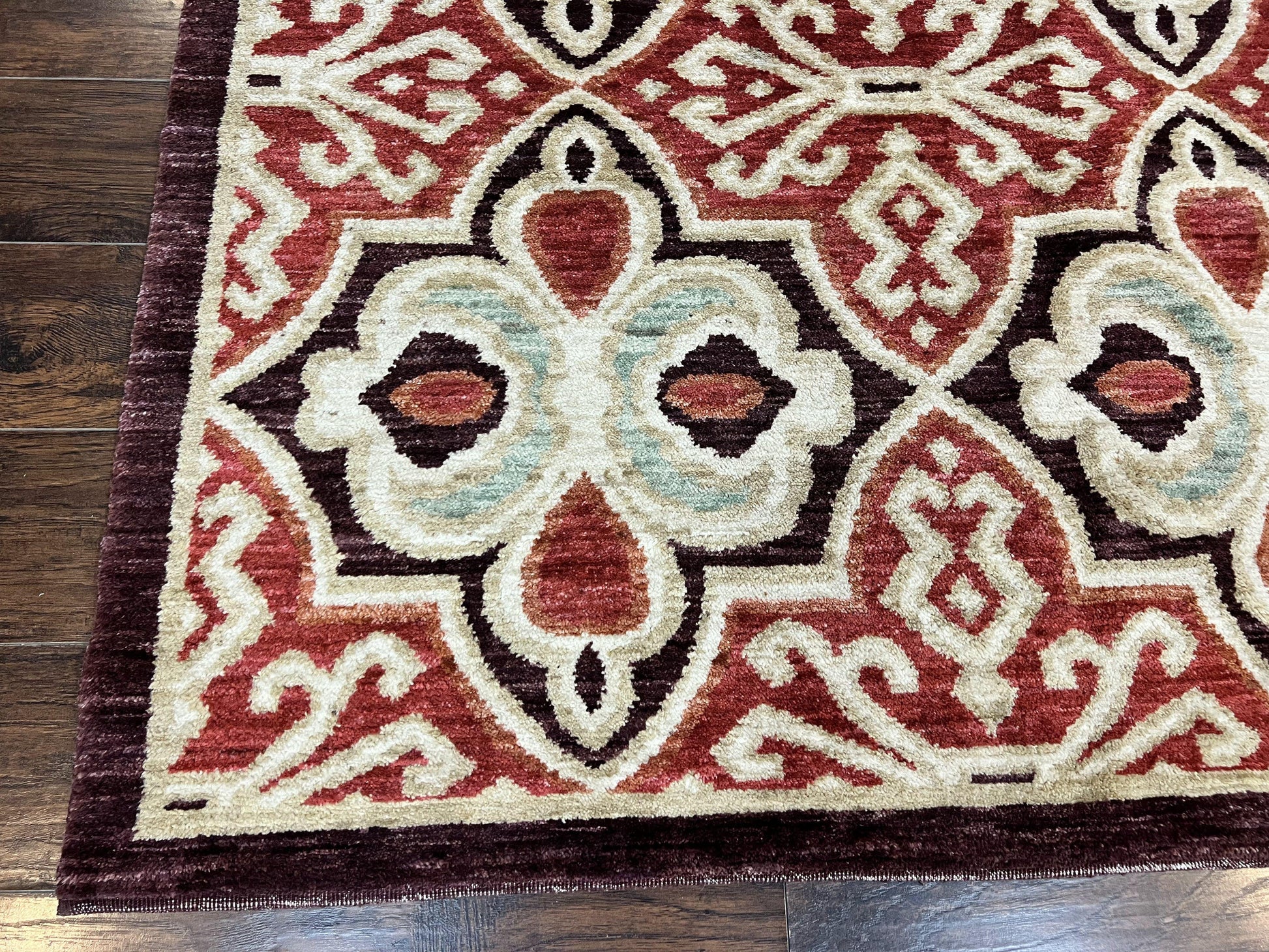 Portuguese Rug 9x12, Vintage Carpet, Handmade Wool Rug - Nuvé