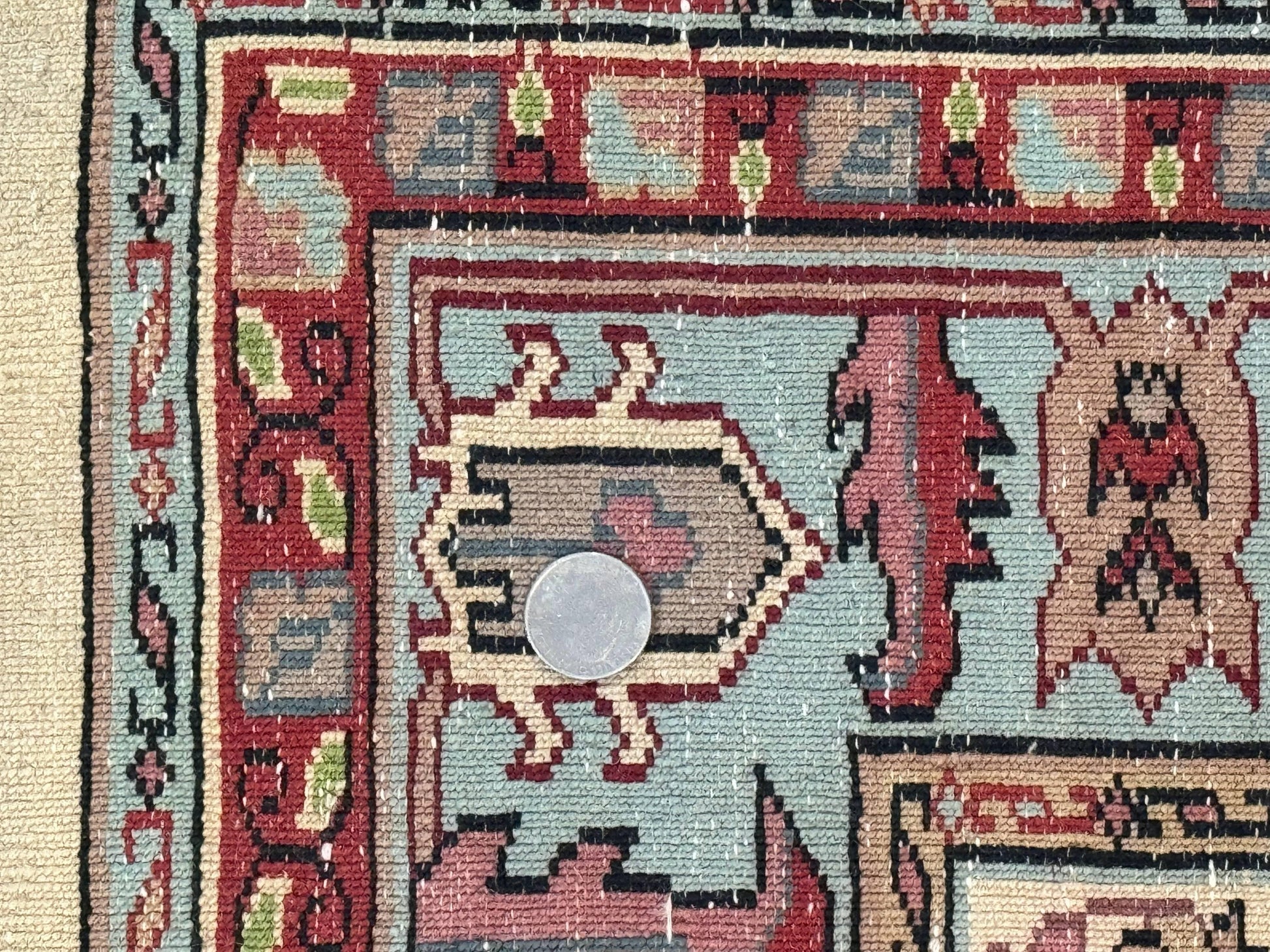 Turkish Kazak Rug 6x9, Geometric Medallions - Nuvé