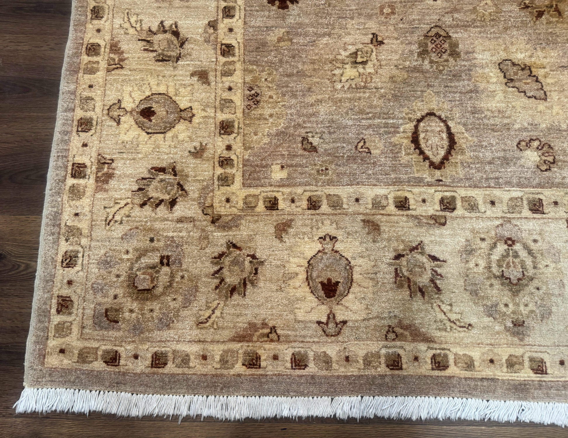 Pakistani Peshawar Rug 8x11, Indo Persian Mahal Carpet, Traditional Wool Oriental Rug - Nuvé