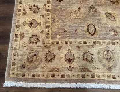 Pakistani Peshawar Rug 8x11, Indo Persian Mahal Carpet, Traditional Wool Oriental Rug - Nuvé