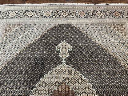 Exquisite Persian Tabriz Rug - 10x13, 400 KPSI, Herati Pattern - Nuvé