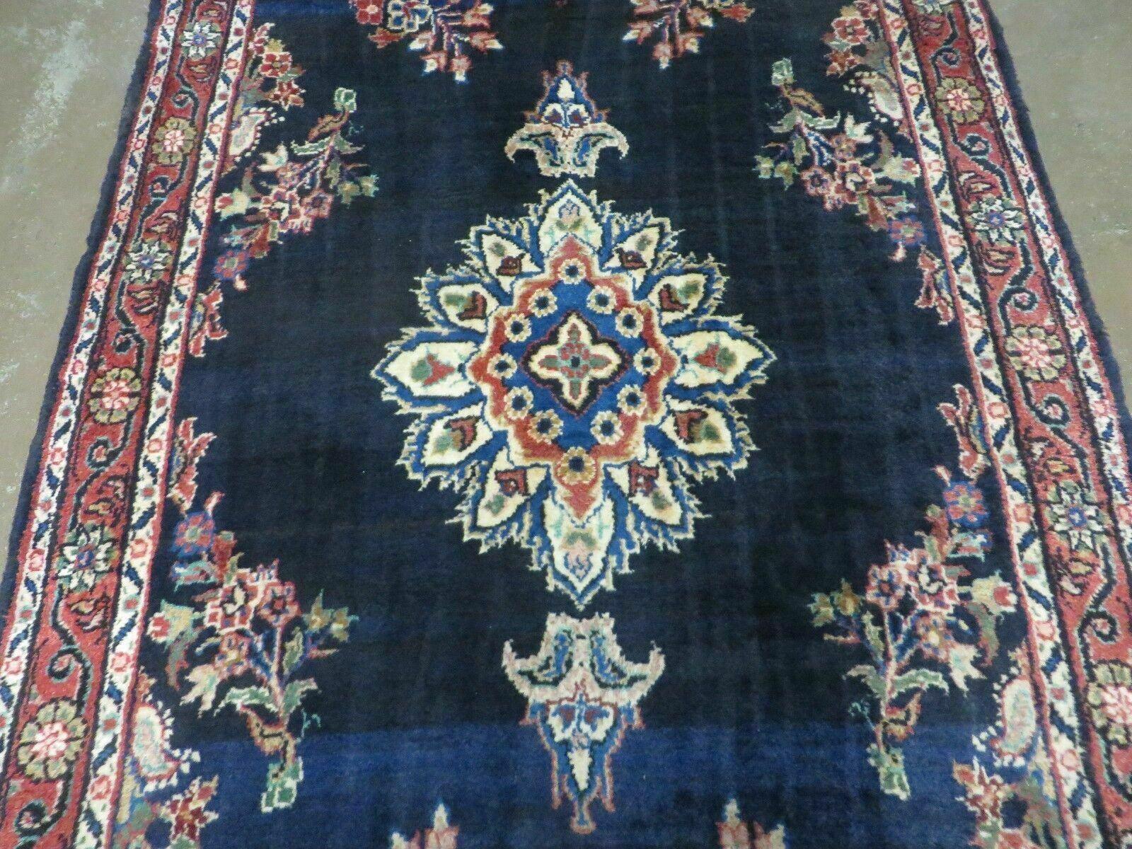 Persian Runner Rug 4x11, Navy Blue Antique Lilihan Runner - Nuvé