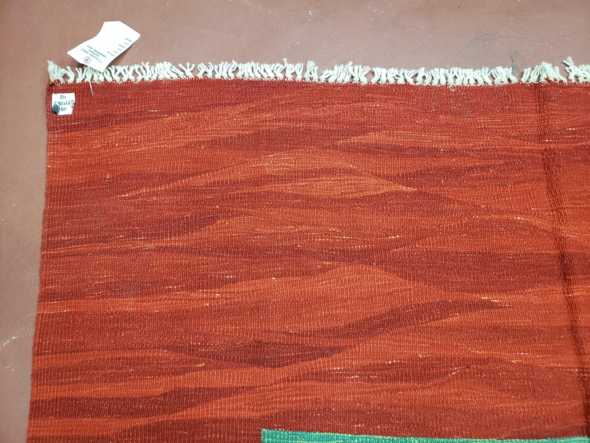 Red Turkish Kilim Rug, 5x7 - 6x8 Rugs, Red and Green Kilim Carpet, Kilim Area Rugs, Flatweave No Pile Rug, New Turkish Rug, Handmade Kilim - Nuvé