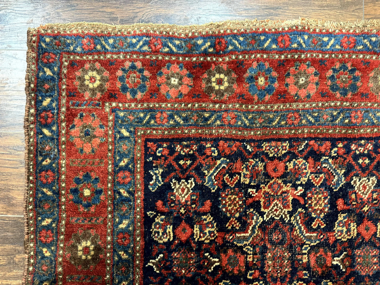 Antique Persian Tribal Rug 4x6, Kurdish Rug - Nuvé
