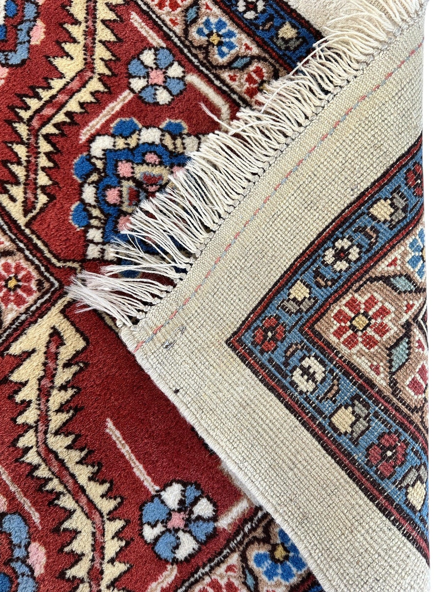 Hand-Knotted Vintage Afghani Serapi Wool Rug – 10'10" x 15'10" – Elegant Traditional Area Rug - Nuvé
