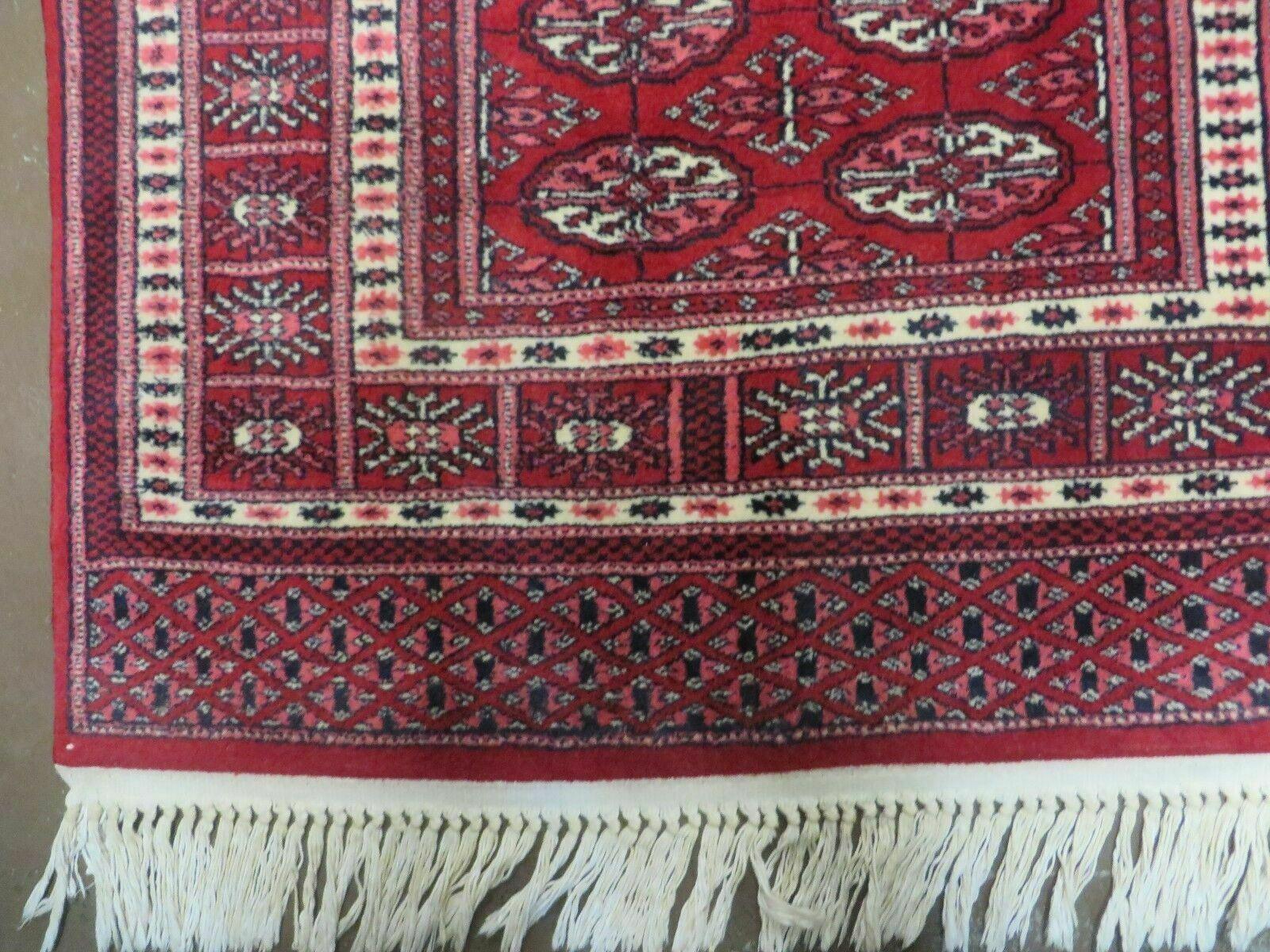 3' X 5' Vintage Fine Handmade Turkoman Bokhara Yamud Rug Carpet Nice - Nuvé