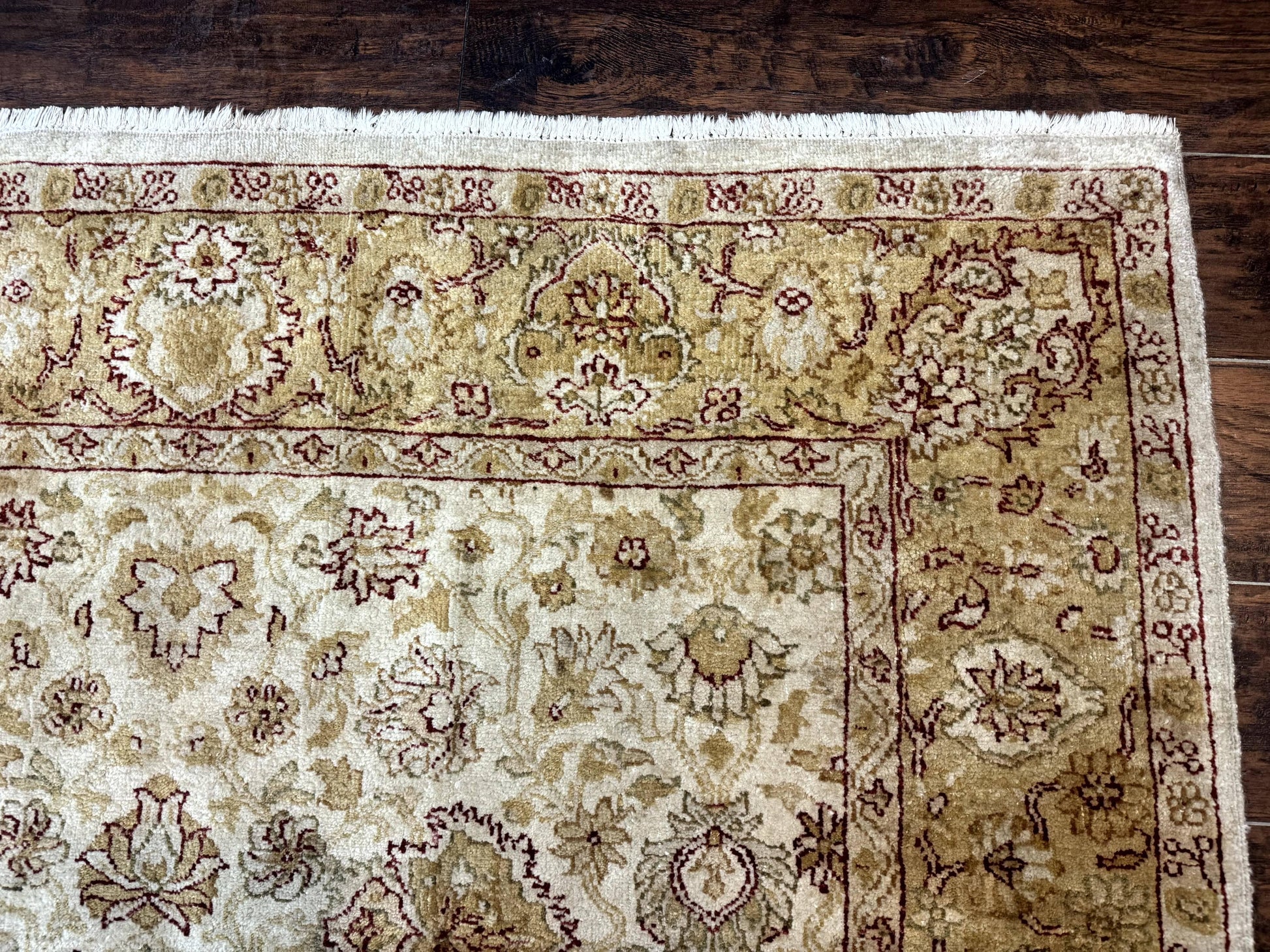 Turkish Oushak Rug 6x9, Vintage, Beige - Nuvé