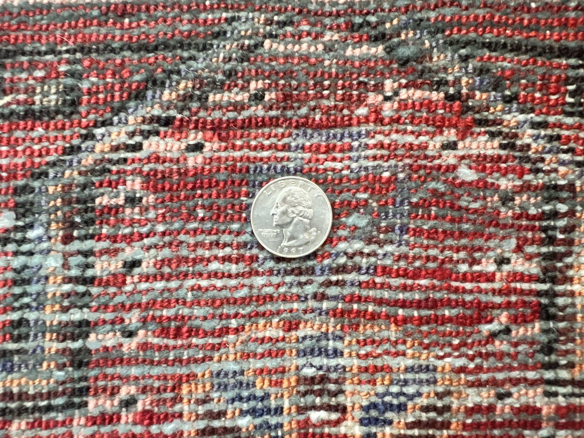 Antique Persian Tribal Rug 4x7, Red, Geometric Medallion, Handmade, Wool, Persian Zanjan Rug - Nuvé