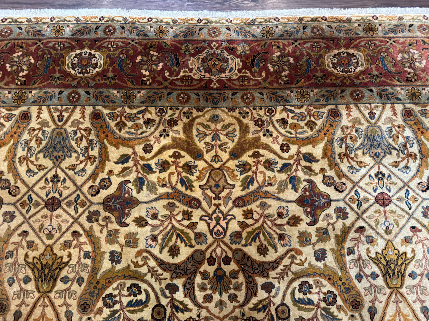 Indo Persian Rug 8x10, Teawash Bidjar Carpet, Allover Pattern - Nuvé