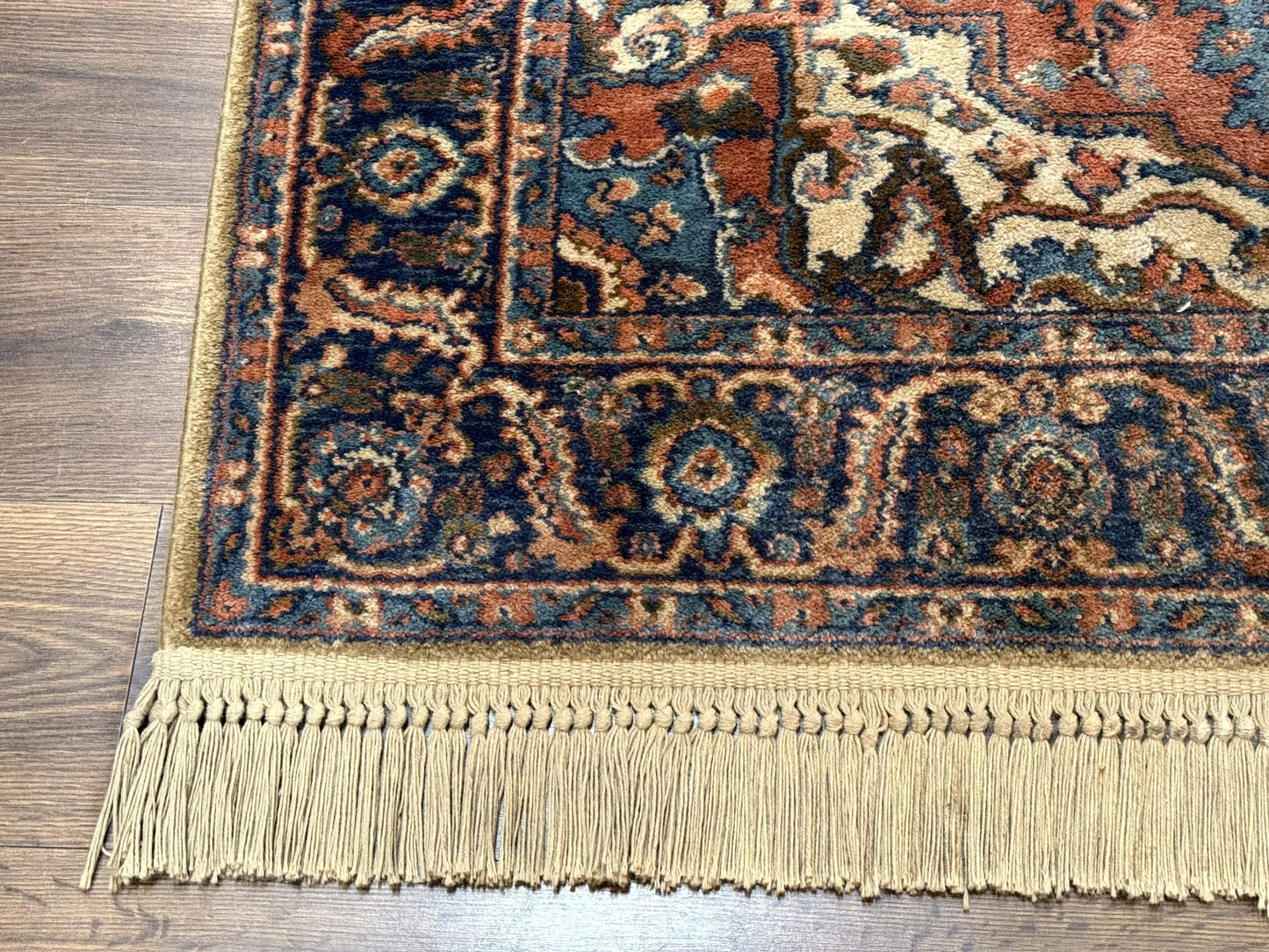 Karastan Rug 4x6, Vintage Karastan #744 Antique Serapi Pattern, Wool Pile, Original 700 Series Karastan Carpet - Nuvé