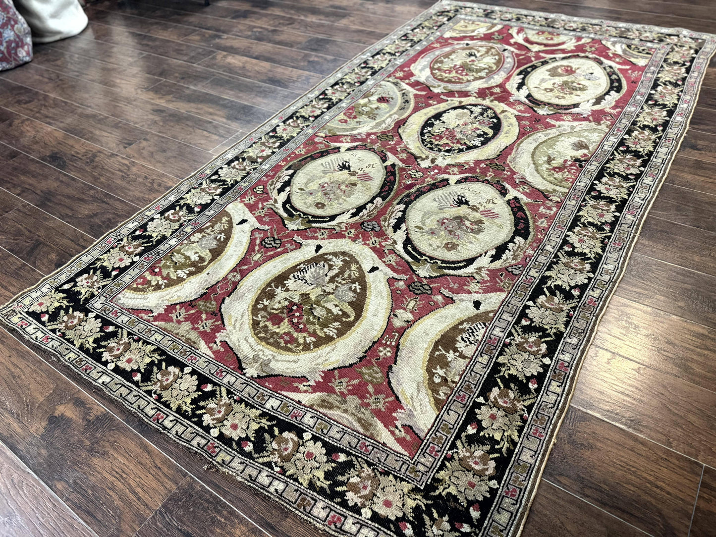 Antique Caucasian Karabakh Rug 5x10 - Nuvé