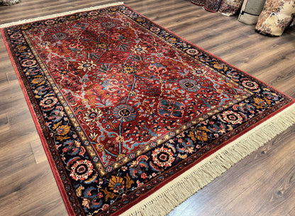 5.9 x 9 Karastan Rug Ispahan #766, Vintage Wool Discontinued Original 700 Series - Nuvé