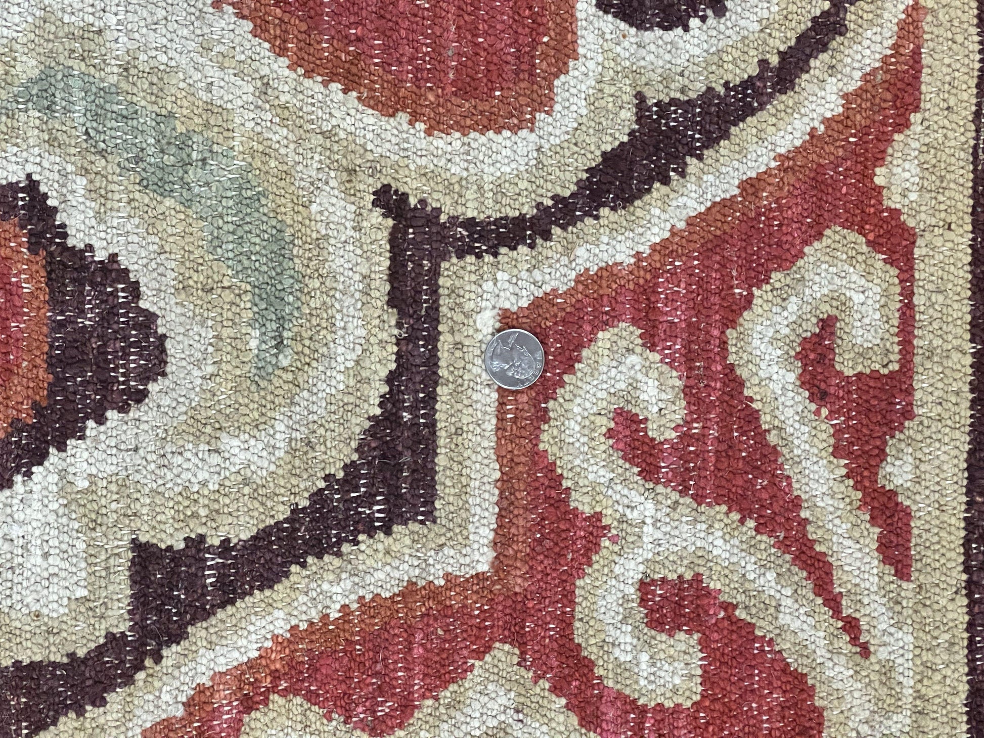 Portuguese Rug 9x12, Vintage Carpet, Handmade Wool Rug - Nuvé