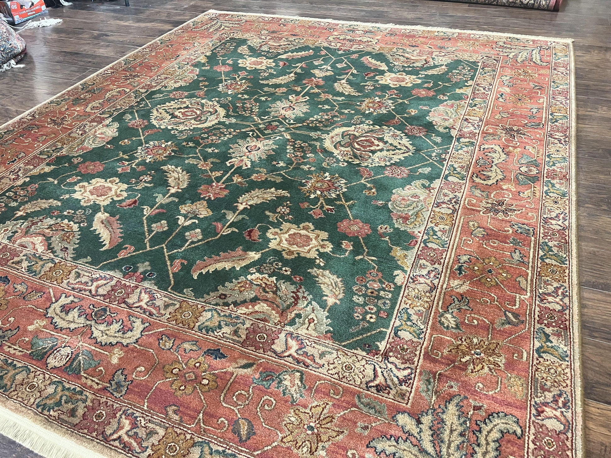 Karastan Rug 8.8 x 10 Samovar Teawash Agra #900-905, Vintage Wool Karastan Area Rug - Nuvé