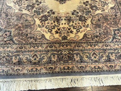 Belgium Power Loomed Wool Rug 6.9 x 9.6, Vintage Oriental Carpet - Nuvé
