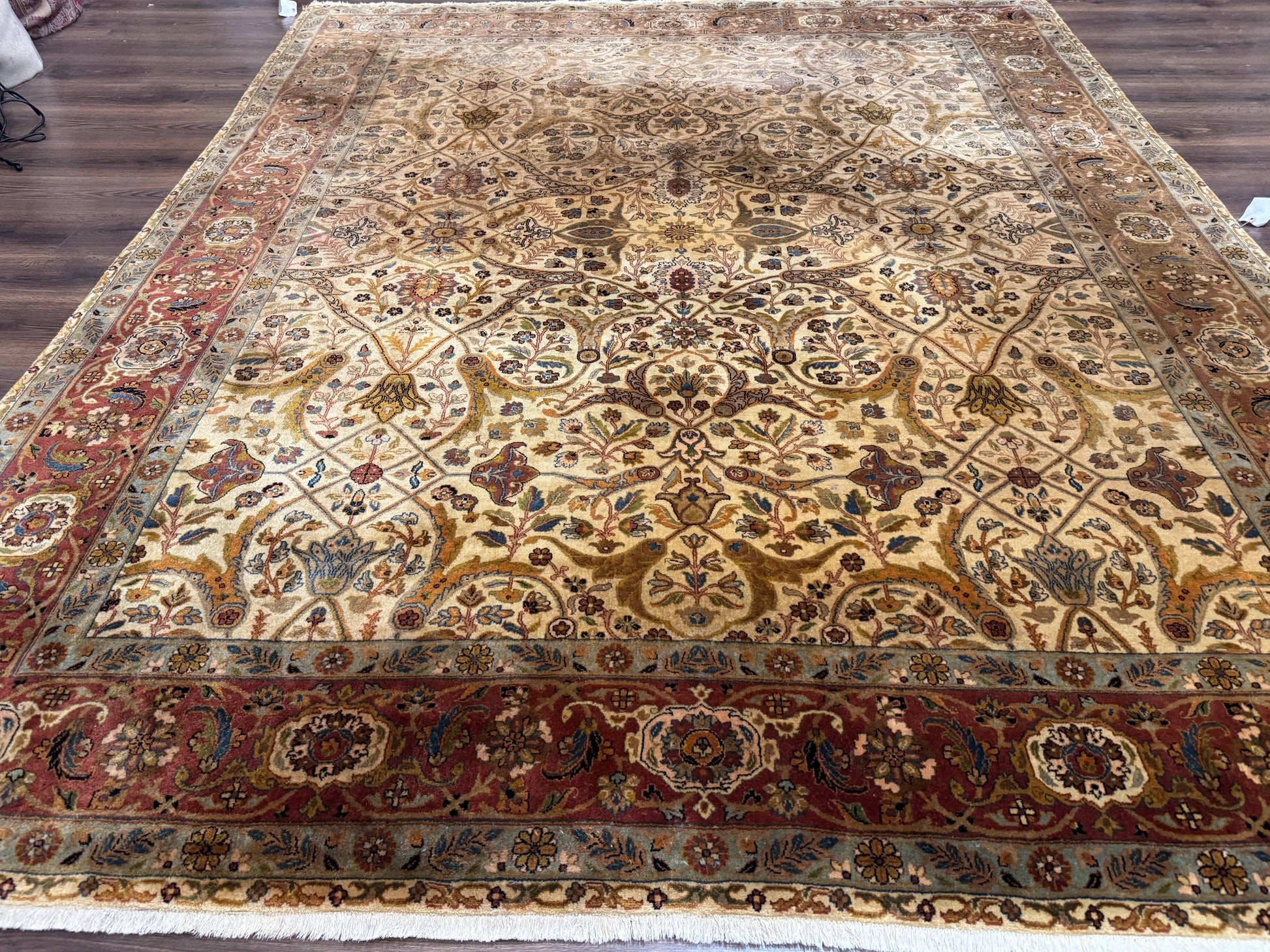 Indo Persian Rug 8x10, Teawash Bidjar Carpet, Allover Pattern - Nuvé